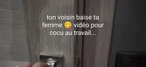Cocu même chez toi 😅
