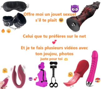 photo de la gourmandise Offre moi un jouet sexuel 🥹💕 Vidéos et photos avec ton joujou à volonté 🔥