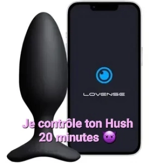 photo de la gourmandise Je contrôle ton Hush 20 minutes 😈