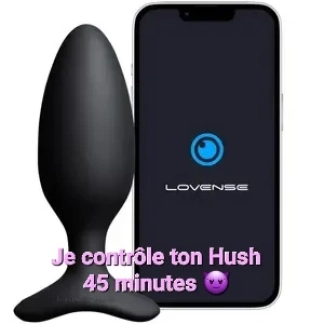 photo de la gourmandise Je contrôle ton Hush 45 minutes 😈