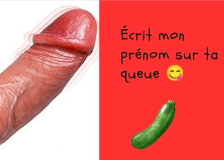 photo de la gourmandise Mon prénom sur ton engin 🍆