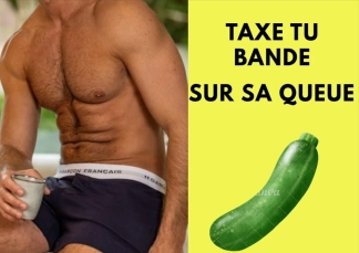 photo de la gourmandise Taxe tu bande sur sa queue 💪