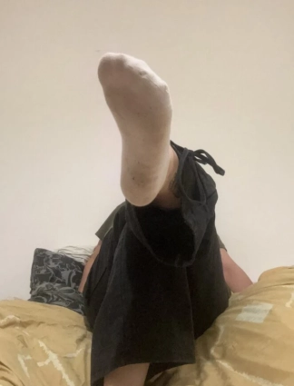 photo de la gourmandise chaussettes portées 3 jours