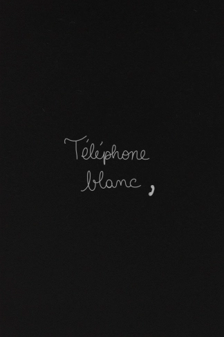 photo de la gourmandise Téléphone blanc