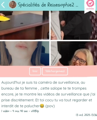 photo de la gourmandise Vidéo pour cocu