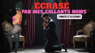 photo de la gourmandise Écrasé par mes collants noirs