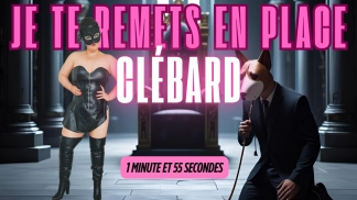 photo de la gourmandise Je te remets en place clébard