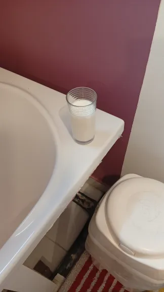 Douche de lait froid