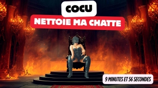 photo de la gourmandise COCU - Nettoie ma chatte