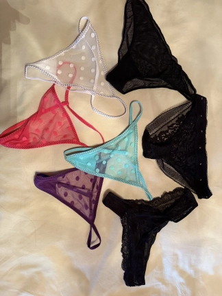 photo de la gourmandise String porté 1 jour et une nuit