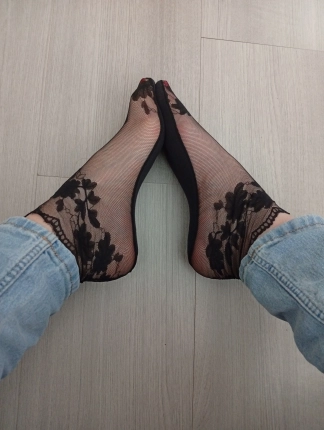 photo de la gourmandise Mes chaussettes dentelle