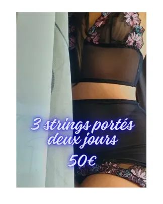 3 strings portés deux jours