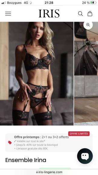 Offre moi un ensemble sexy de chez iris