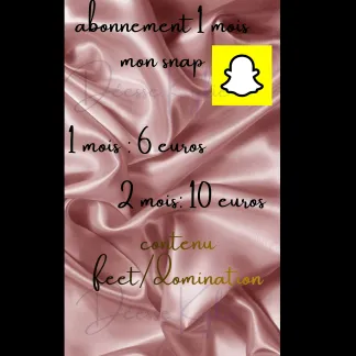 Accès abonnement snap domination / feet