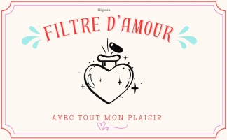 photo de la gourmandise Mon filtre d’amour