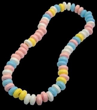 photo de la gourmandise Mon délicieux collier de bonbons