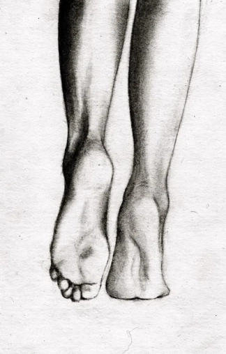 photo de la gourmandise Mes pieds sur mes draps blancs