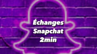 photo de la gourmandise Échanges Snapchat 2 min