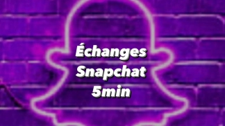 photo de la gourmandise Échanges Snapchat 5 min