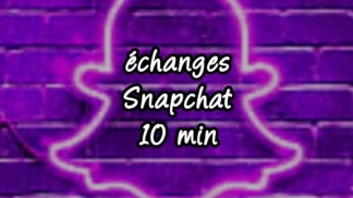 photo de la gourmandise Échanges Snapchat 10 min