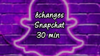 photo de la gourmandise Échanges Snapchat 30 min