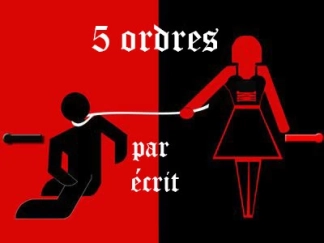 photo de la gourmandise 5 ordres à l'écrit