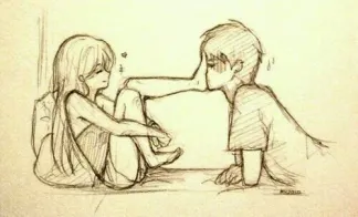 Feet kiss