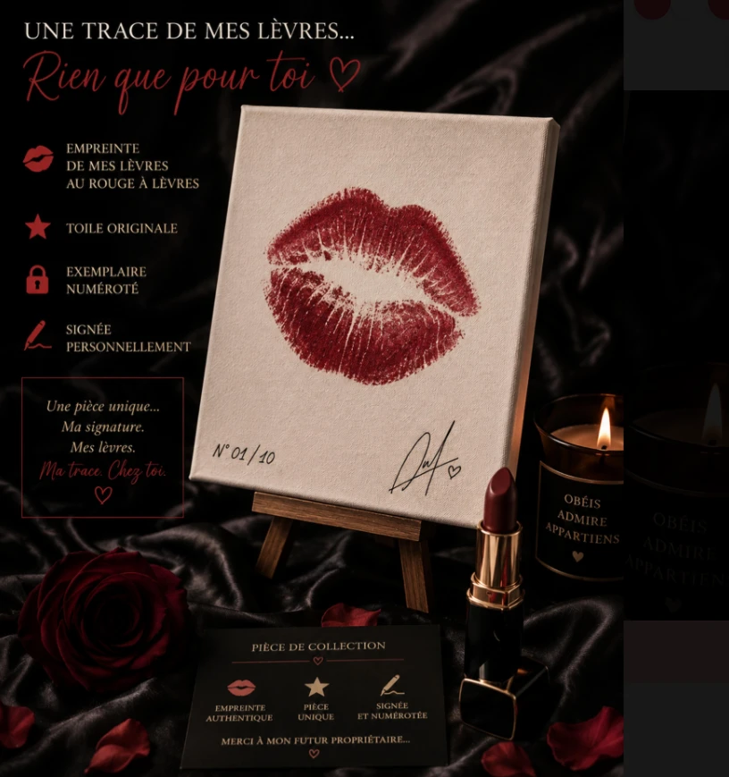 Photo de 💋 Une trace de mes lèvres… rien que pour toi 💋
