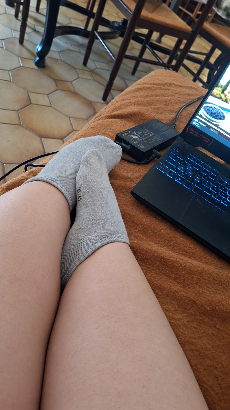 Photo de Chaussette porté