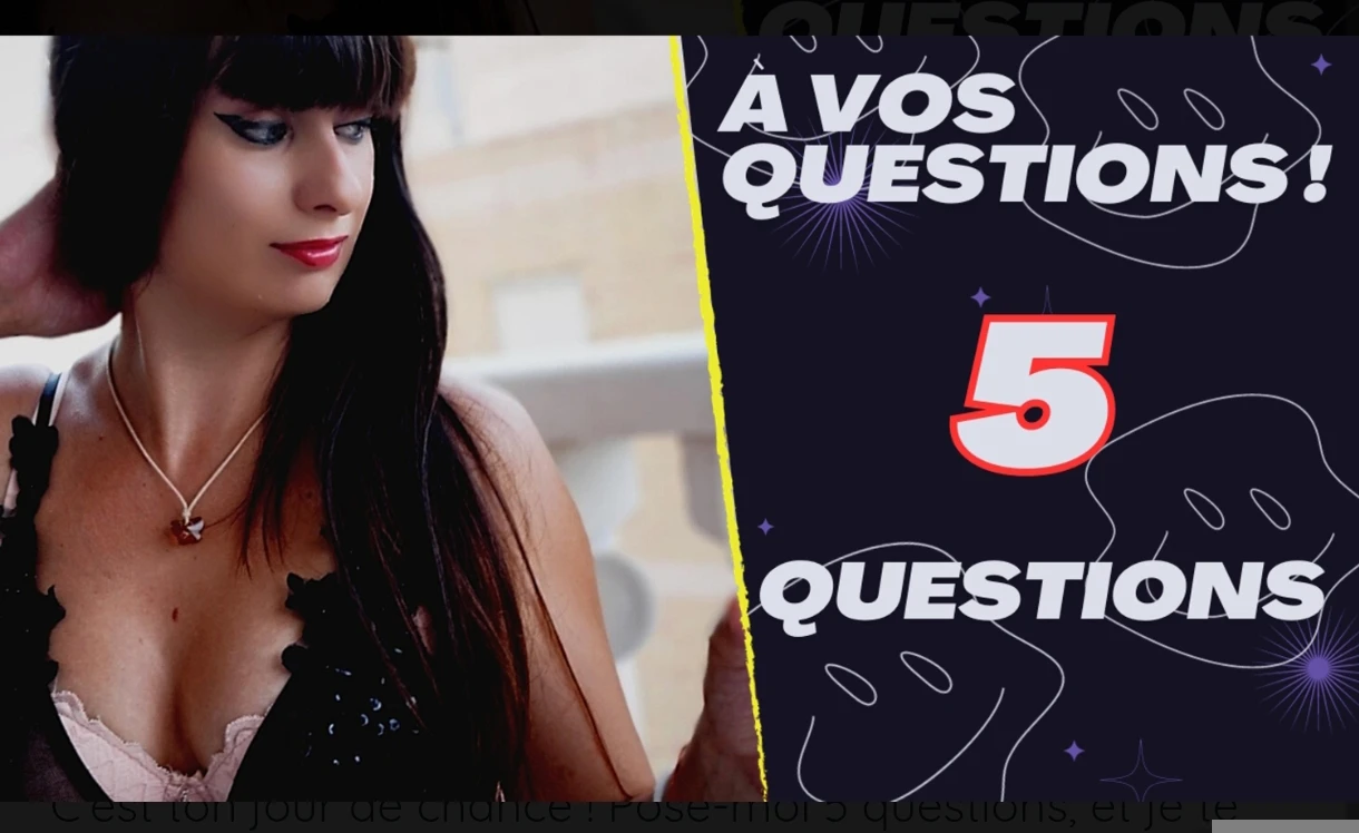 Photo de pose moi 5 questions