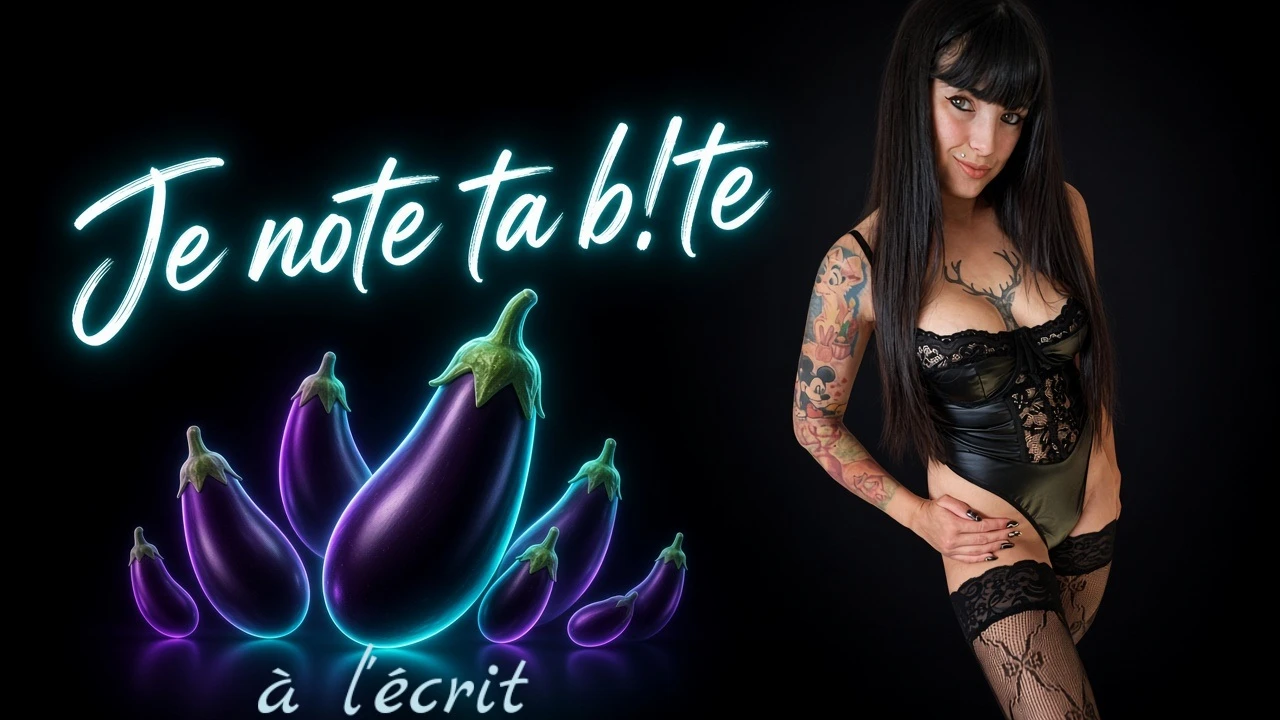 Photo de Je note ta queue à l'écrit