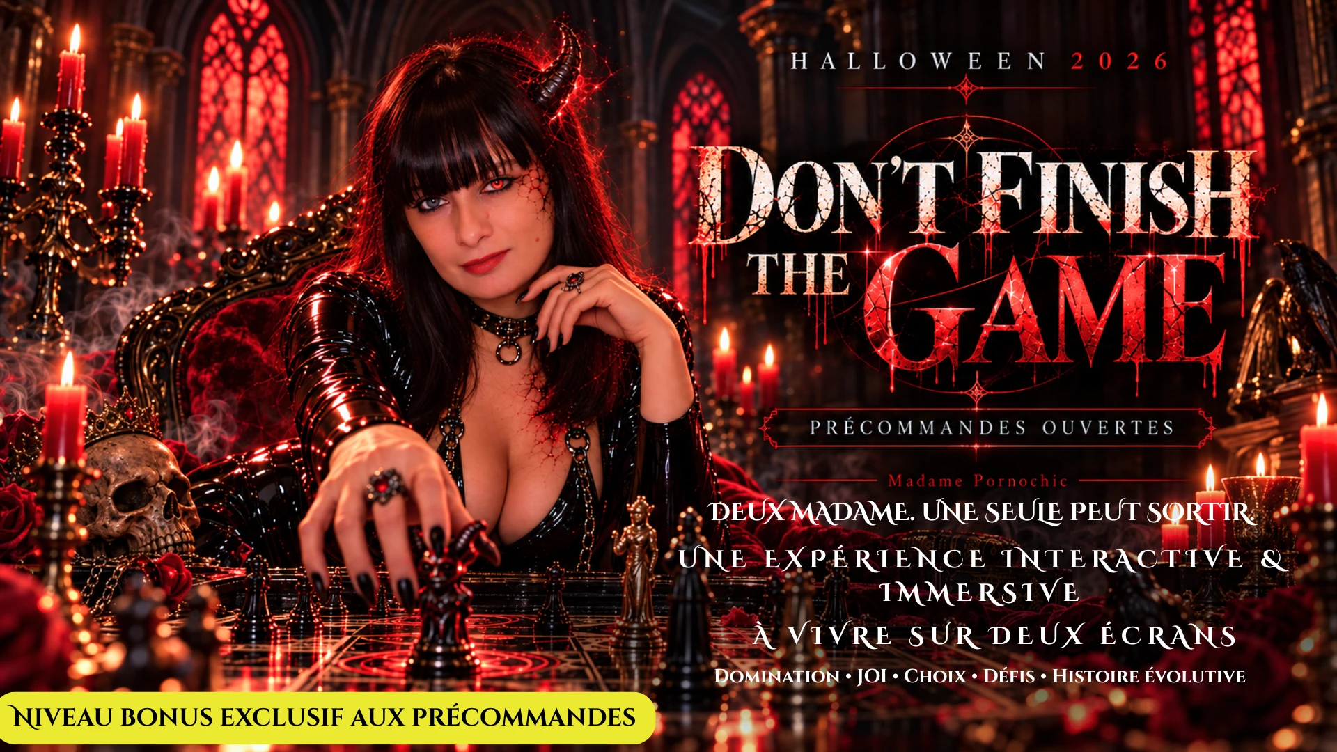 Photo de 🎃 DON’T FINISH THE GAME ( spécial halloween ) Precommande valable avant la sortie le Samedi 17 à minuit