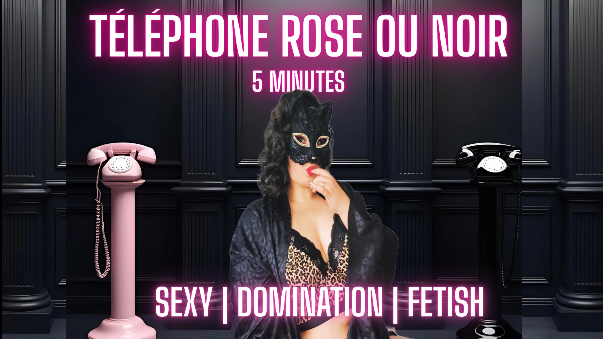 Photo de Téléphone rose ou noir - 5 min