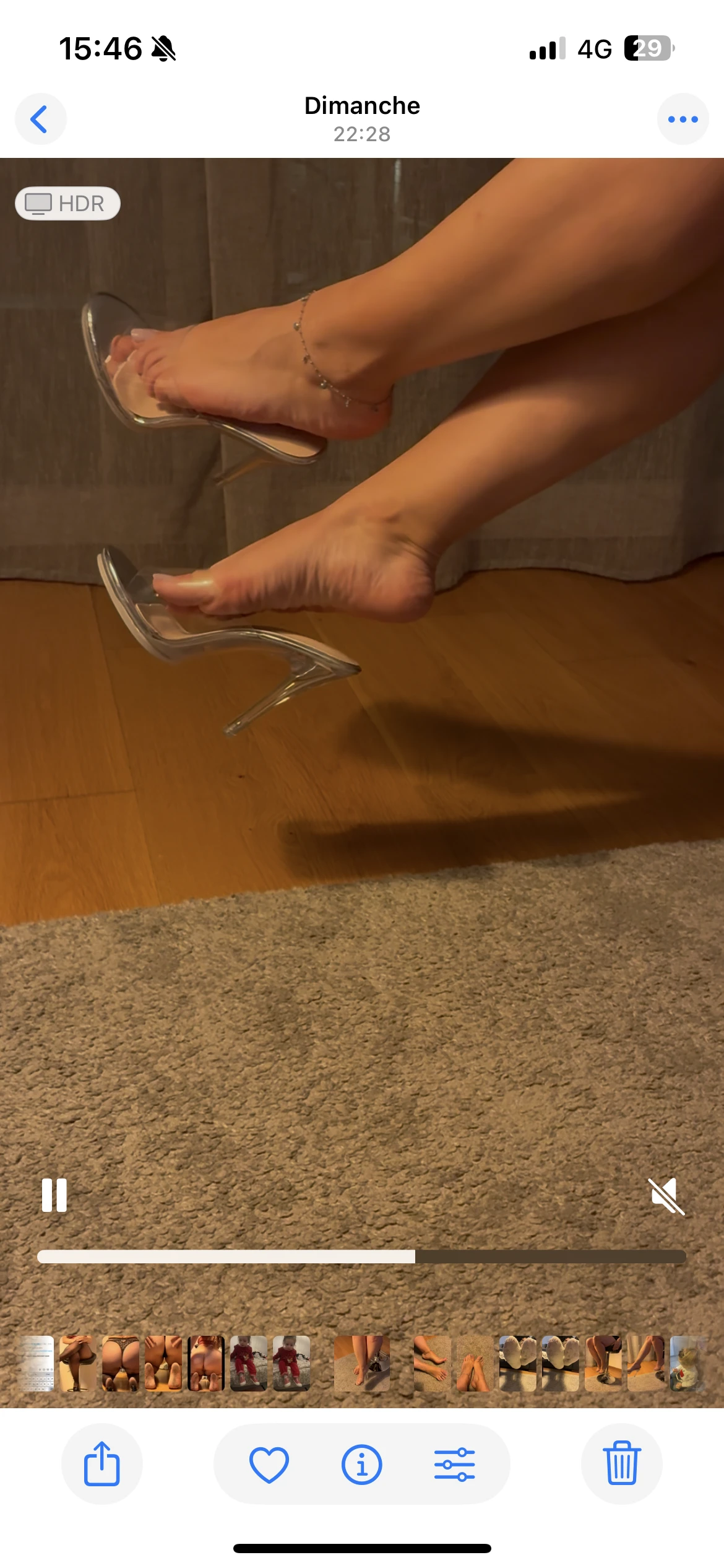 Photo de Rebeca fait du dangling