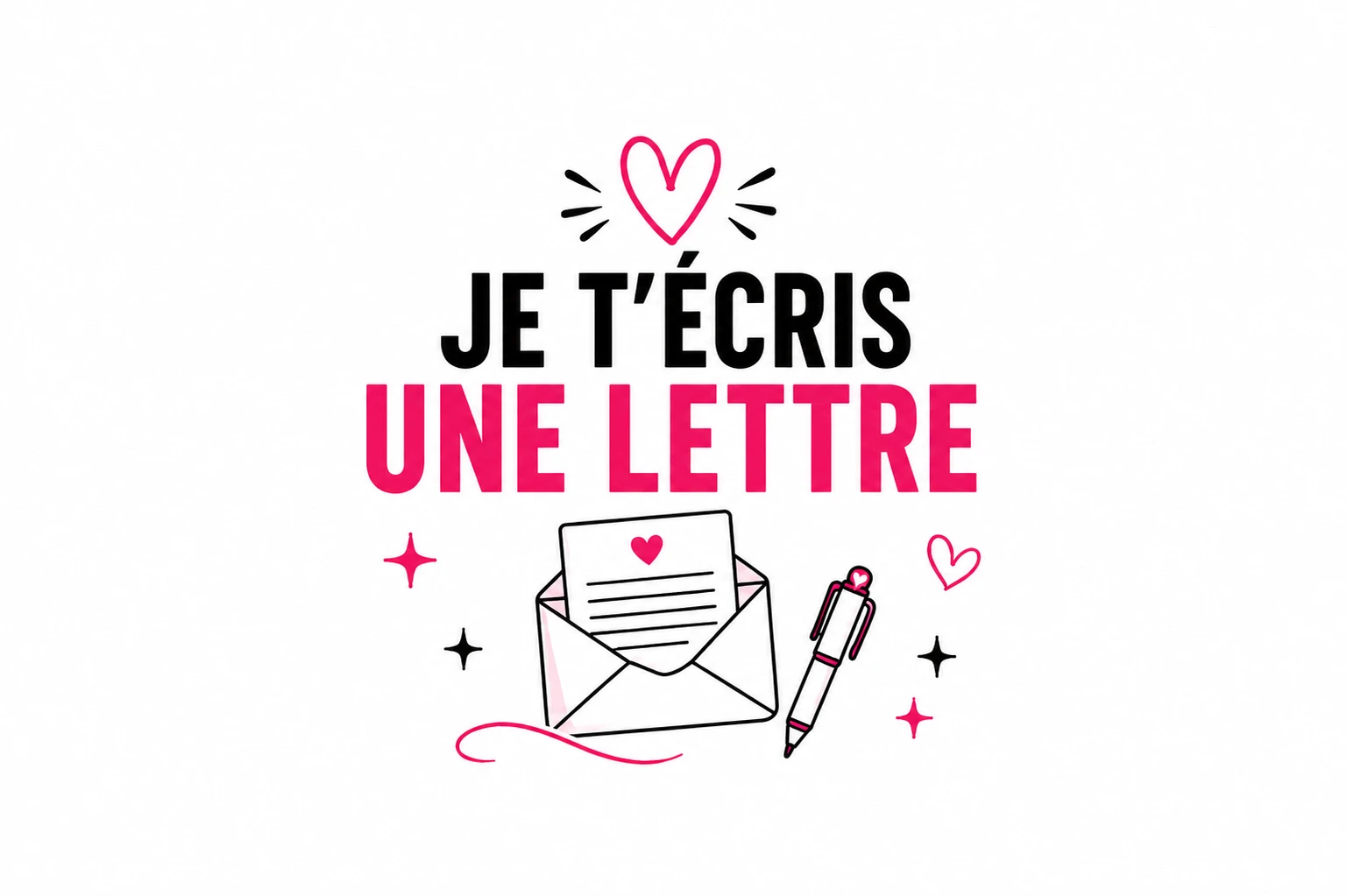 Photo de JE T'ÉCRIS UNE LETTRE 🎀