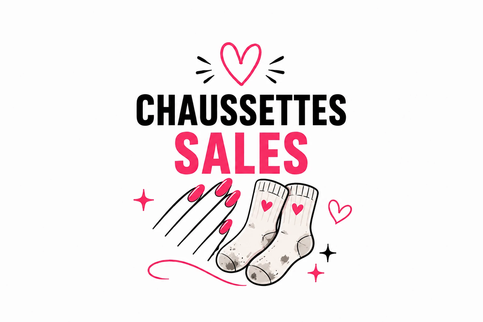 Photo de CHAUSSETTES SALES  🎀