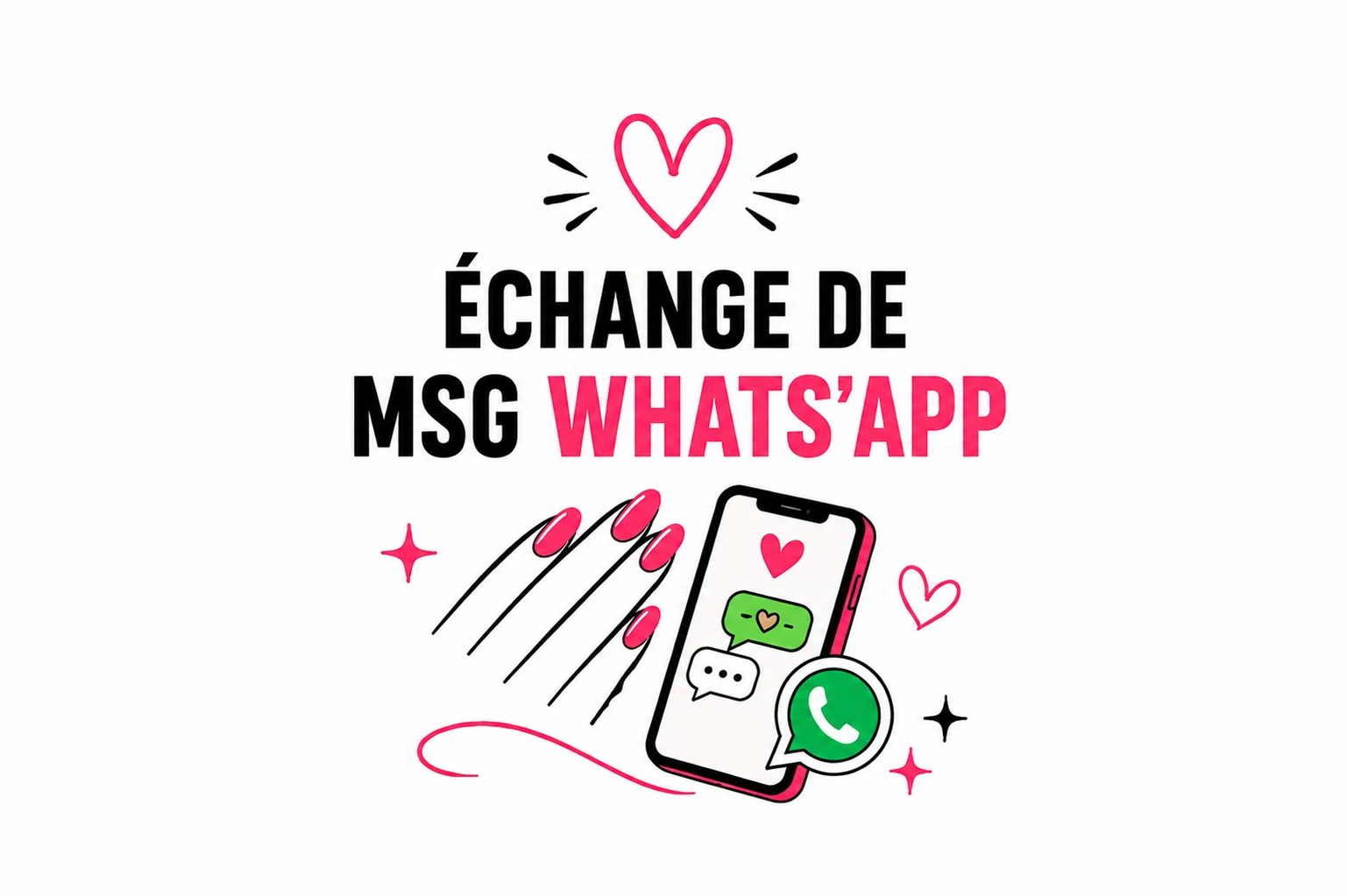 Photo de Échange de MSG sur WhatsApp🎀