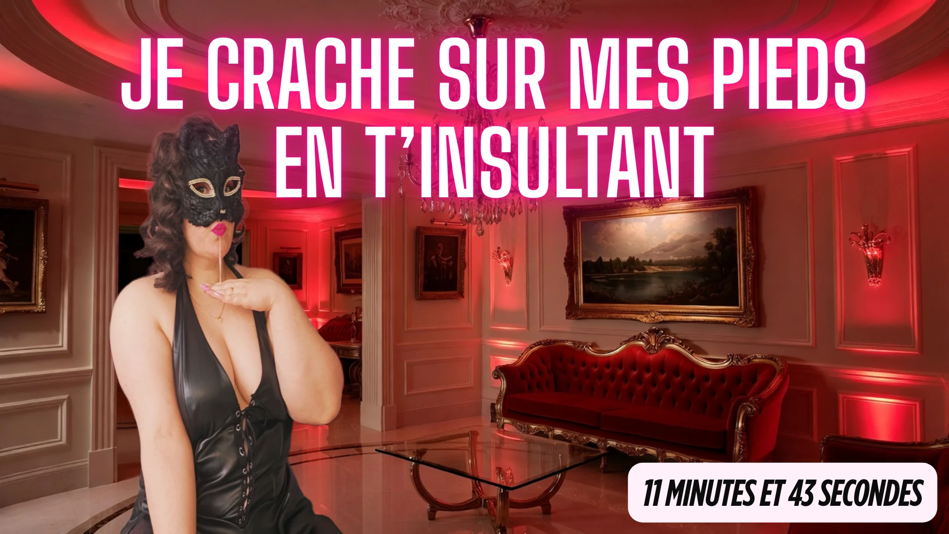 Photo de 83. Je crache sur mes pieds en t'insultant