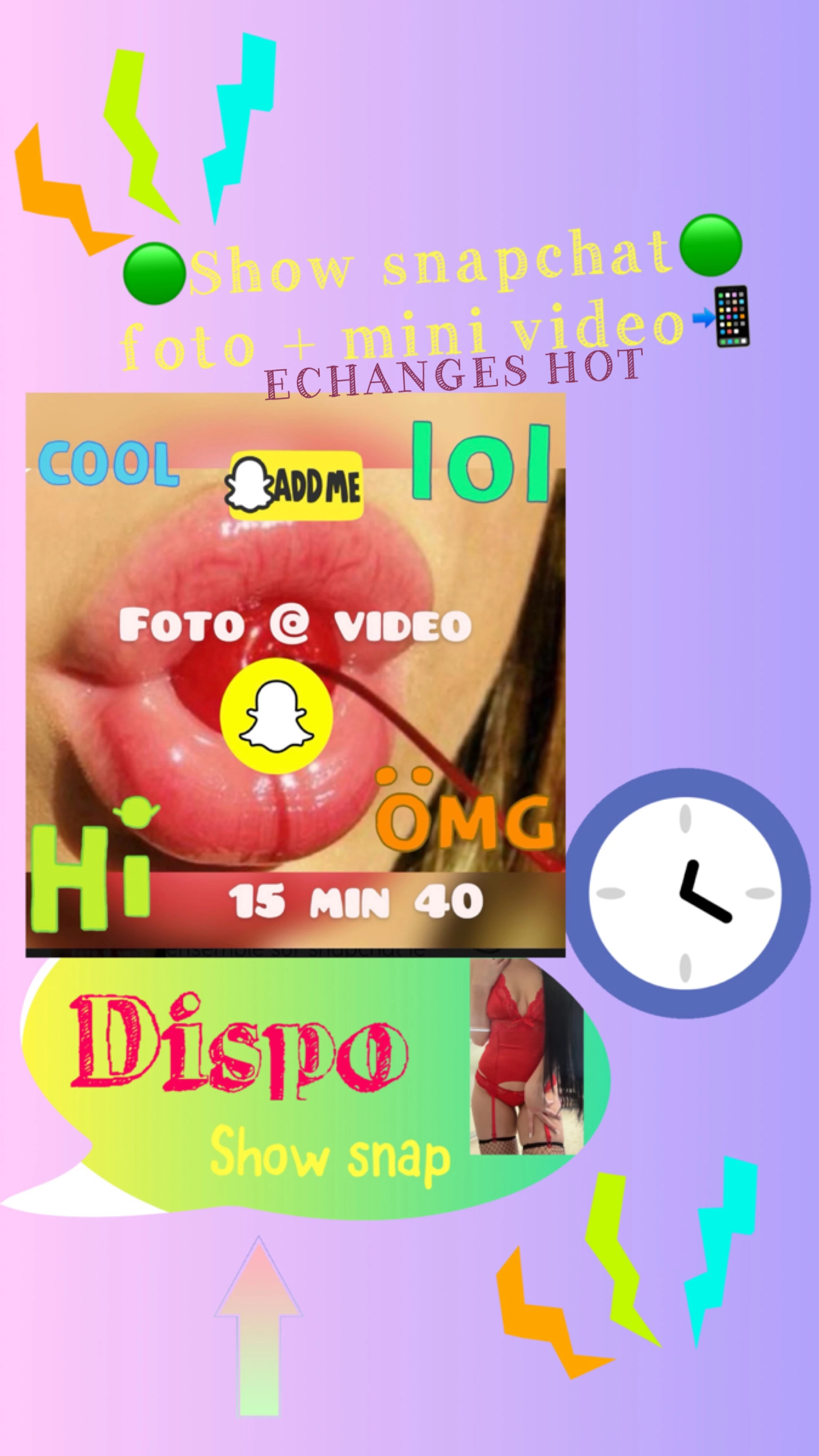 Photo de 📌show snap chat  video call 📌⏰15 min