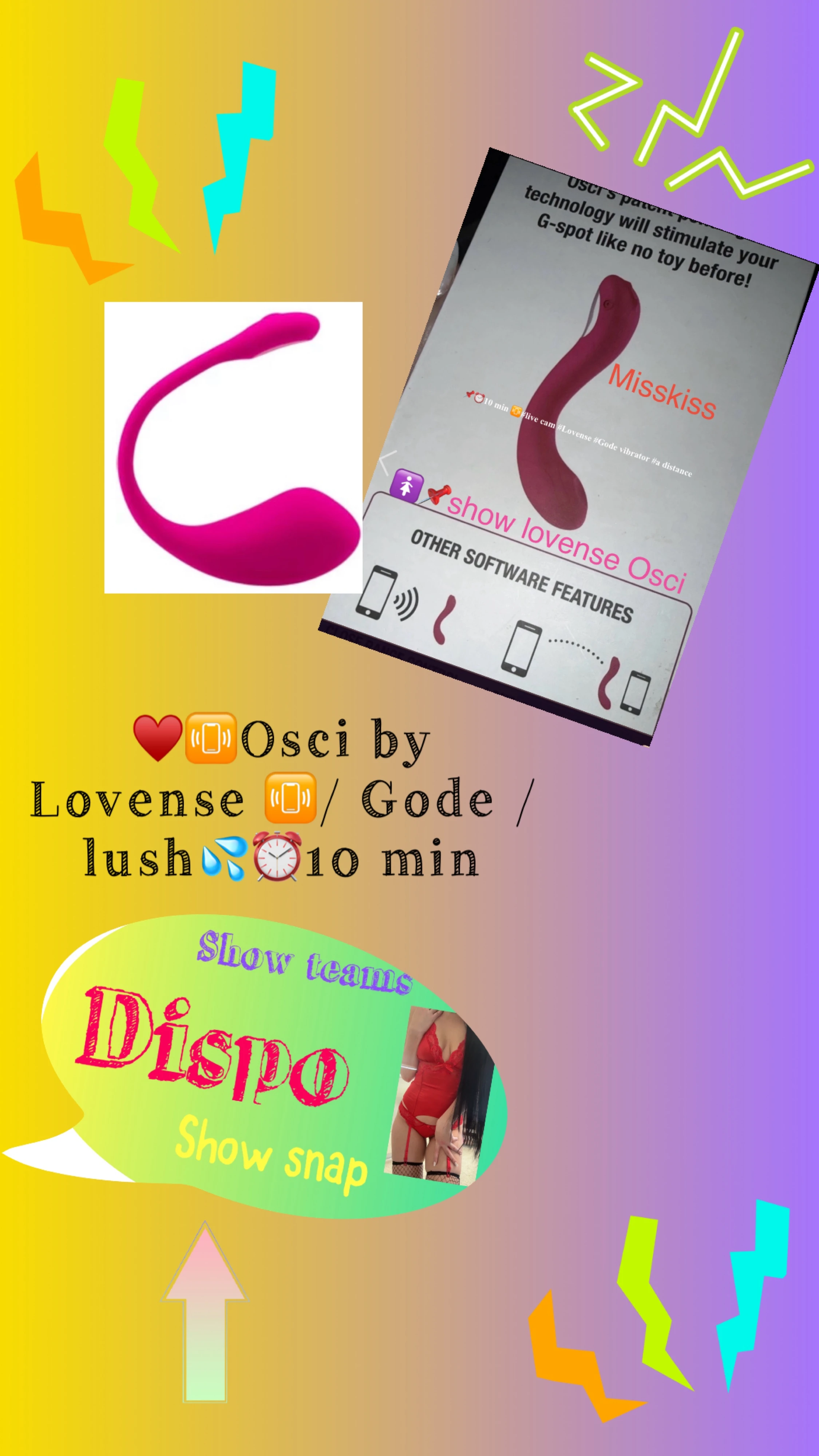 Photo de 📌show Gode lovense 📌⏰10 min  📳