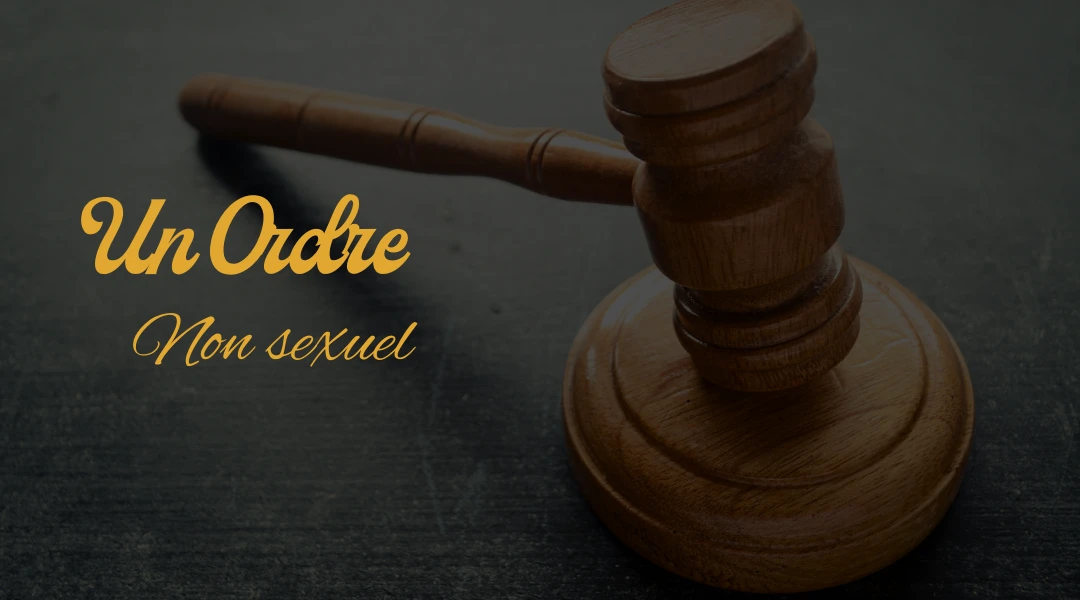 Photo de Un ordre (non sexuel) 👩‍⚖️
