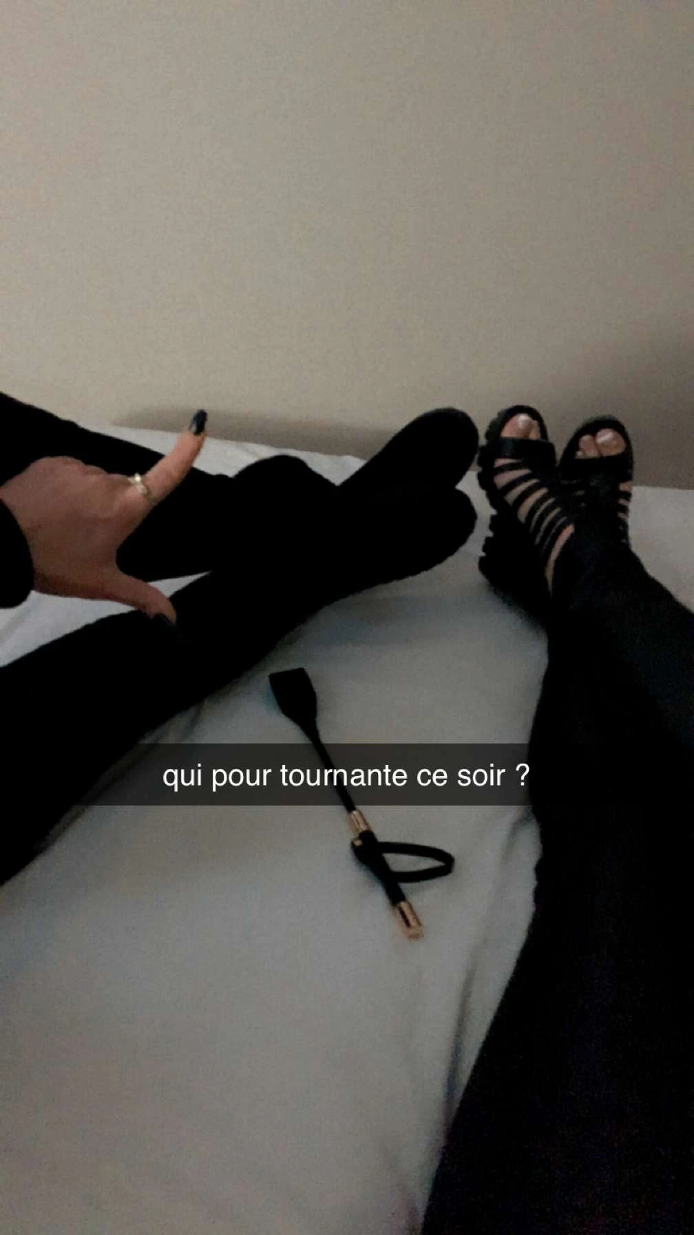 Photo de 2 dominas sur une chienne