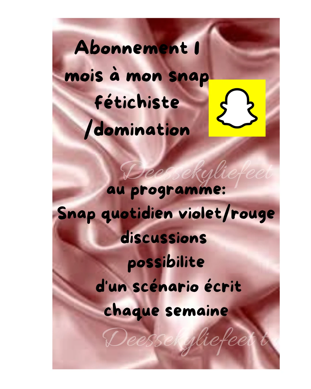 Photo de Abonnement 1 mois a mon snap 🔥