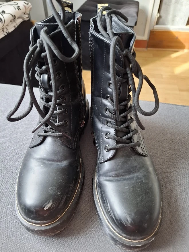 Photo de mes bottines a plateau