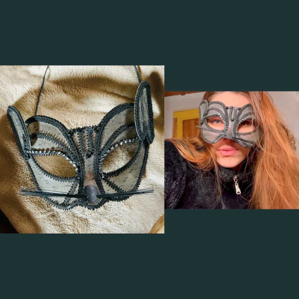 Photo de Mon masque chat 🐈‍⬛