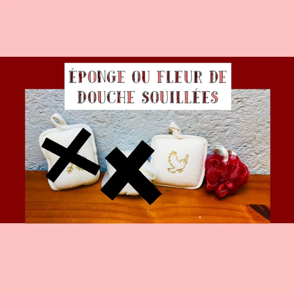 Photo de Une éponge ou une fleur de douche +...