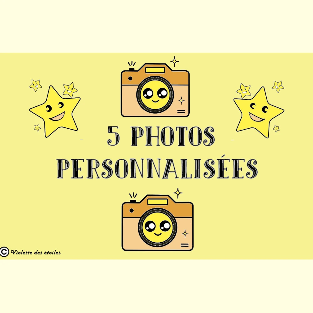 Photo de 🌟📸 5 photos personnalisées 📸🌟