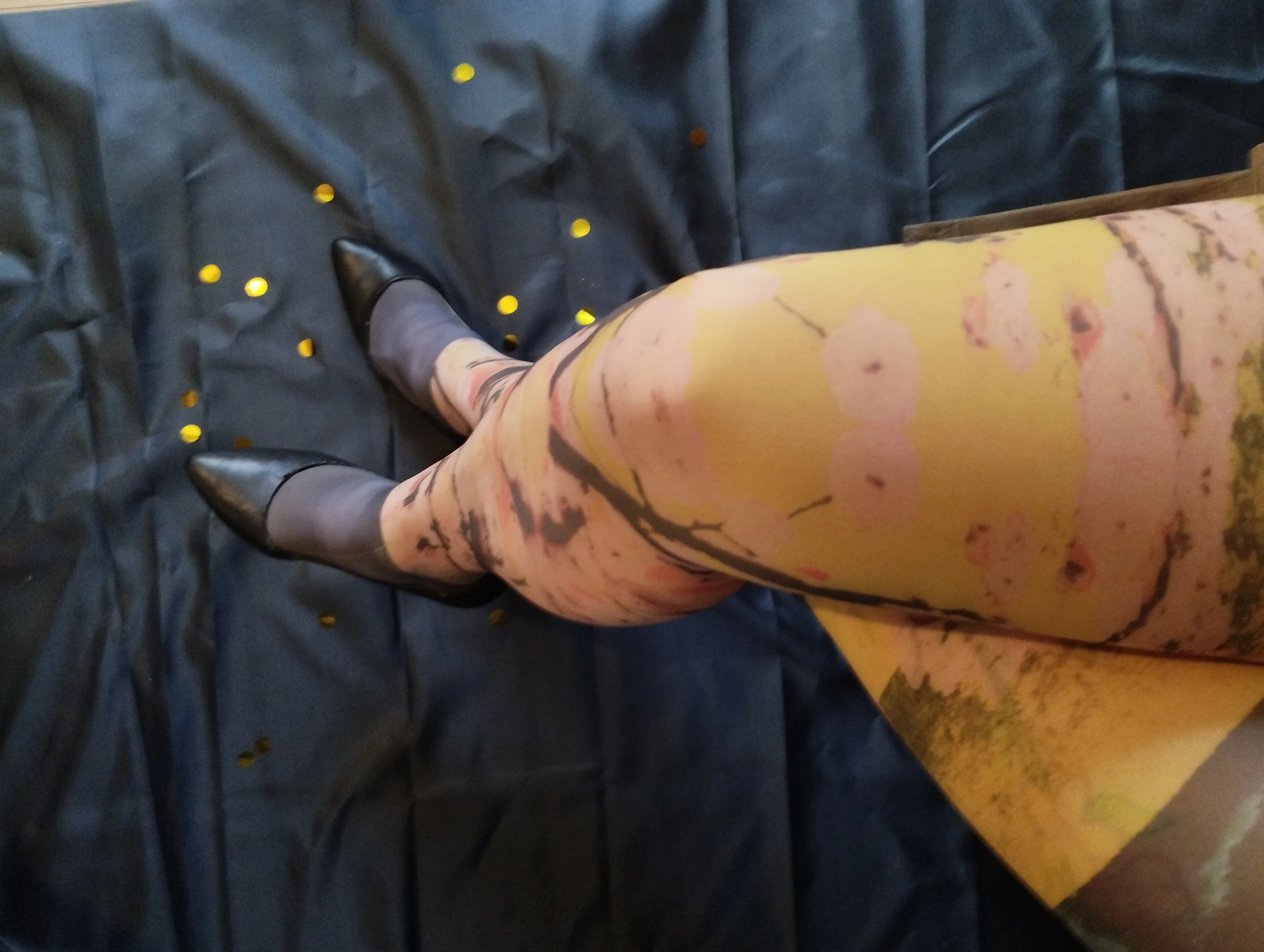 Photo de Beaucoup porté, collants fantaisie sun and butterfly