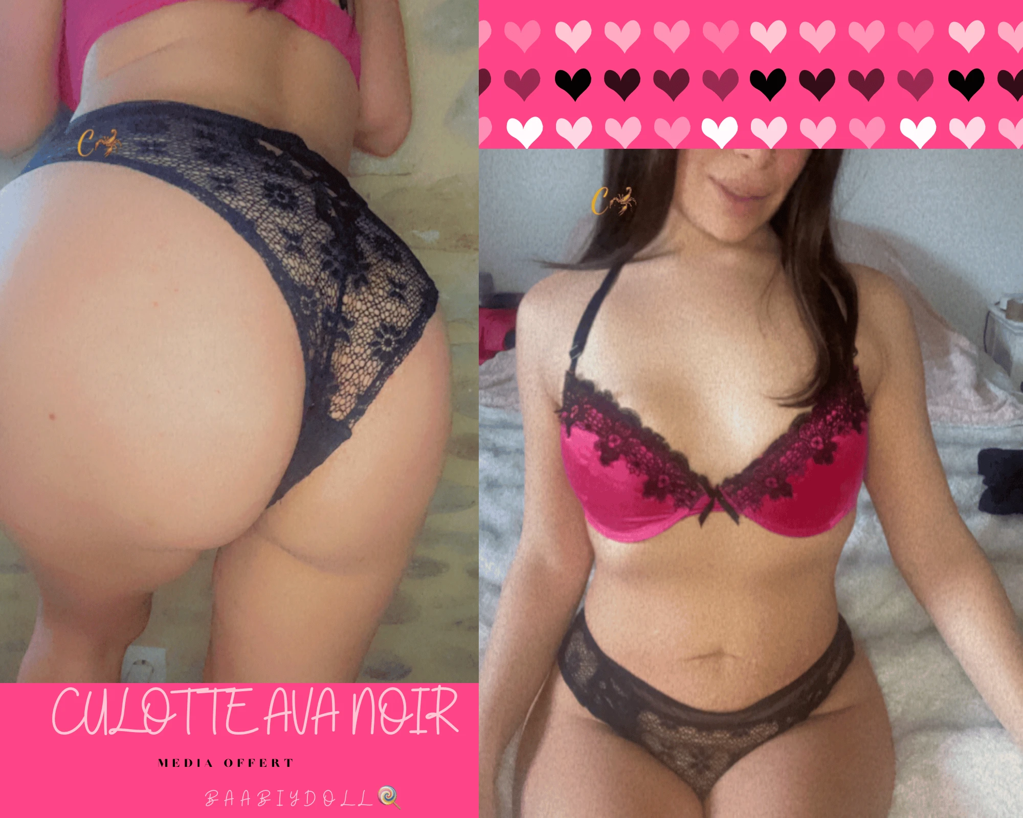 Photo de Culotte Ava noir 💋 Envoi inclu 💌