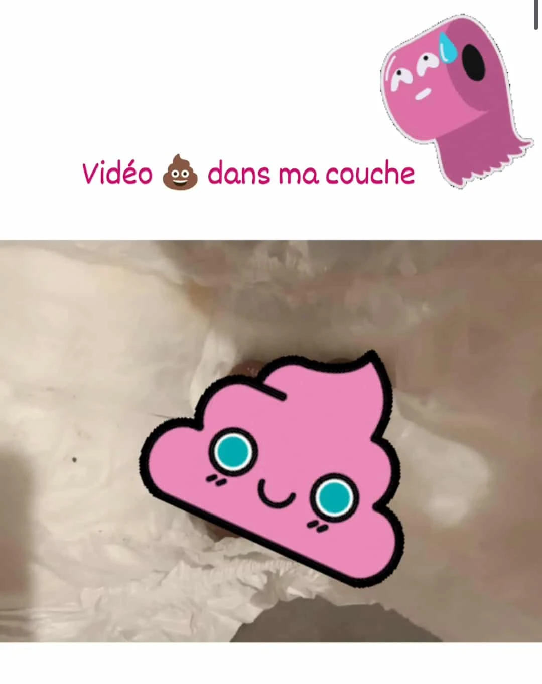 Photo de Vidéo caviar dans une couche ou culotte au...